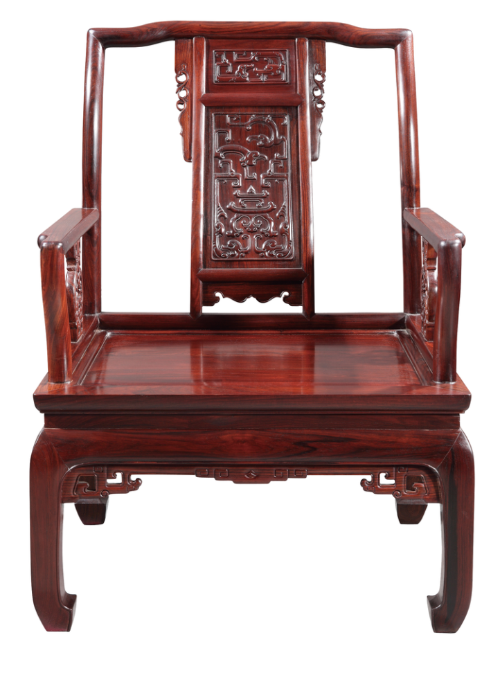 明式螭龍紋單人沙發(fā)