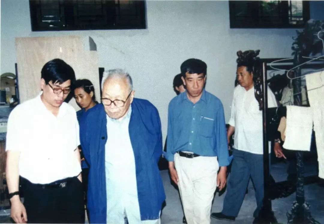 王世襄先生到龍順成參觀調(diào)研